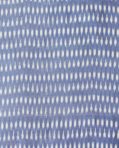 Handloom Ikat Fabric #011 - Air Blue
