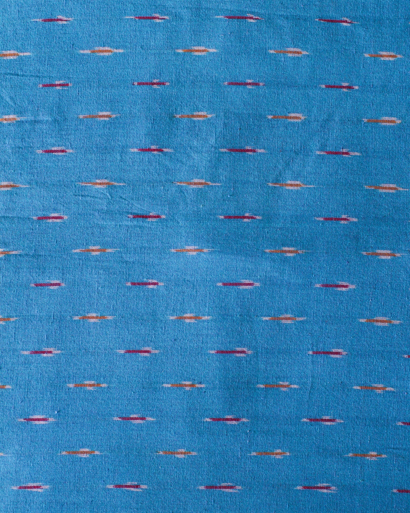 Handloom Ikat Fabric #004 - Southwest Blue