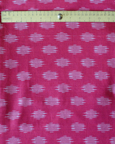 Handloom Ikat Fabric #001 - Poppy