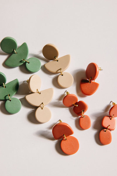Mojave Geo Clay Earrings