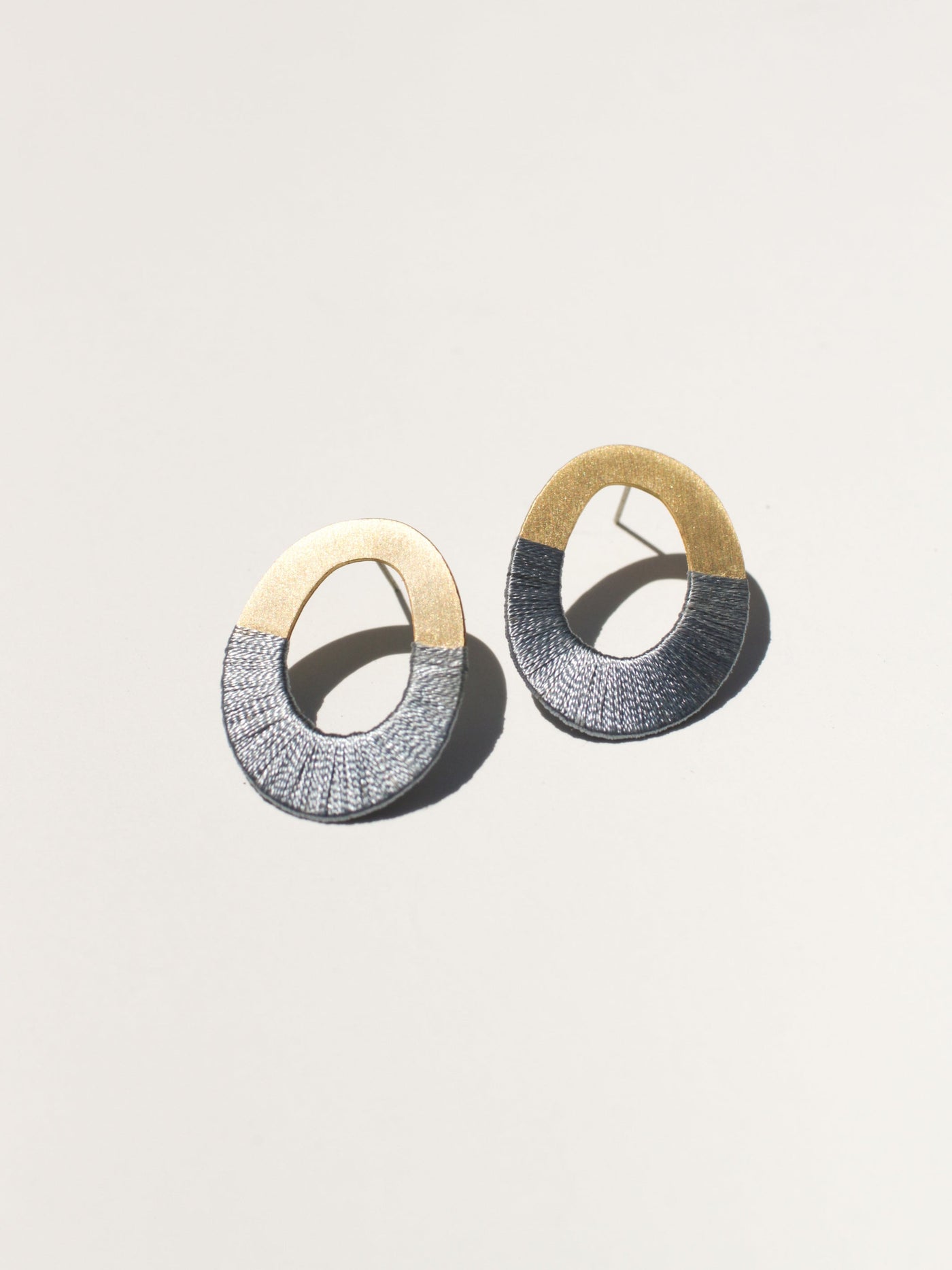 Oblong Form Earrings