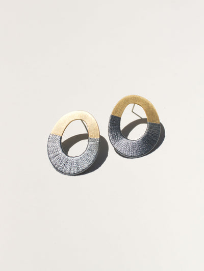 Oblong Form Earrings
