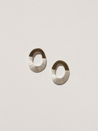 Oblong Form Earrings