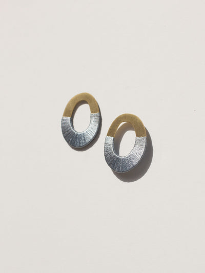 Oblong Form Earrings