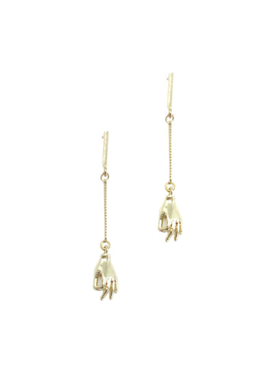 Okie Dokie Gold Dangle Earrings