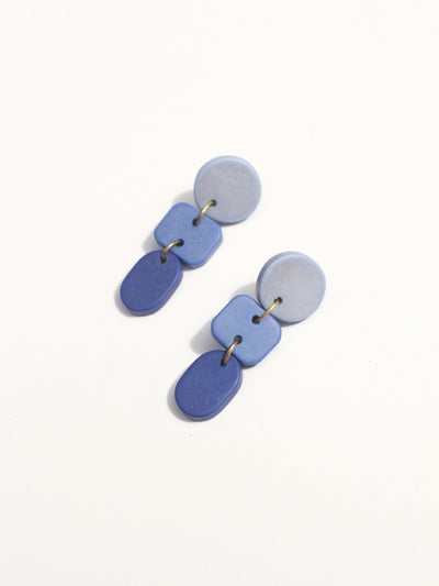 Ombré Clay Earrings - Four Colors