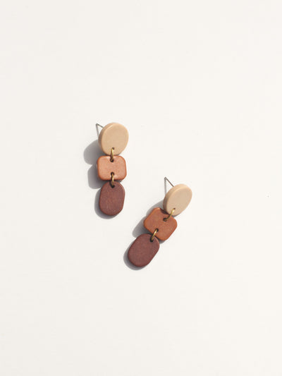 Ombré Clay Earrings - Four Colors
