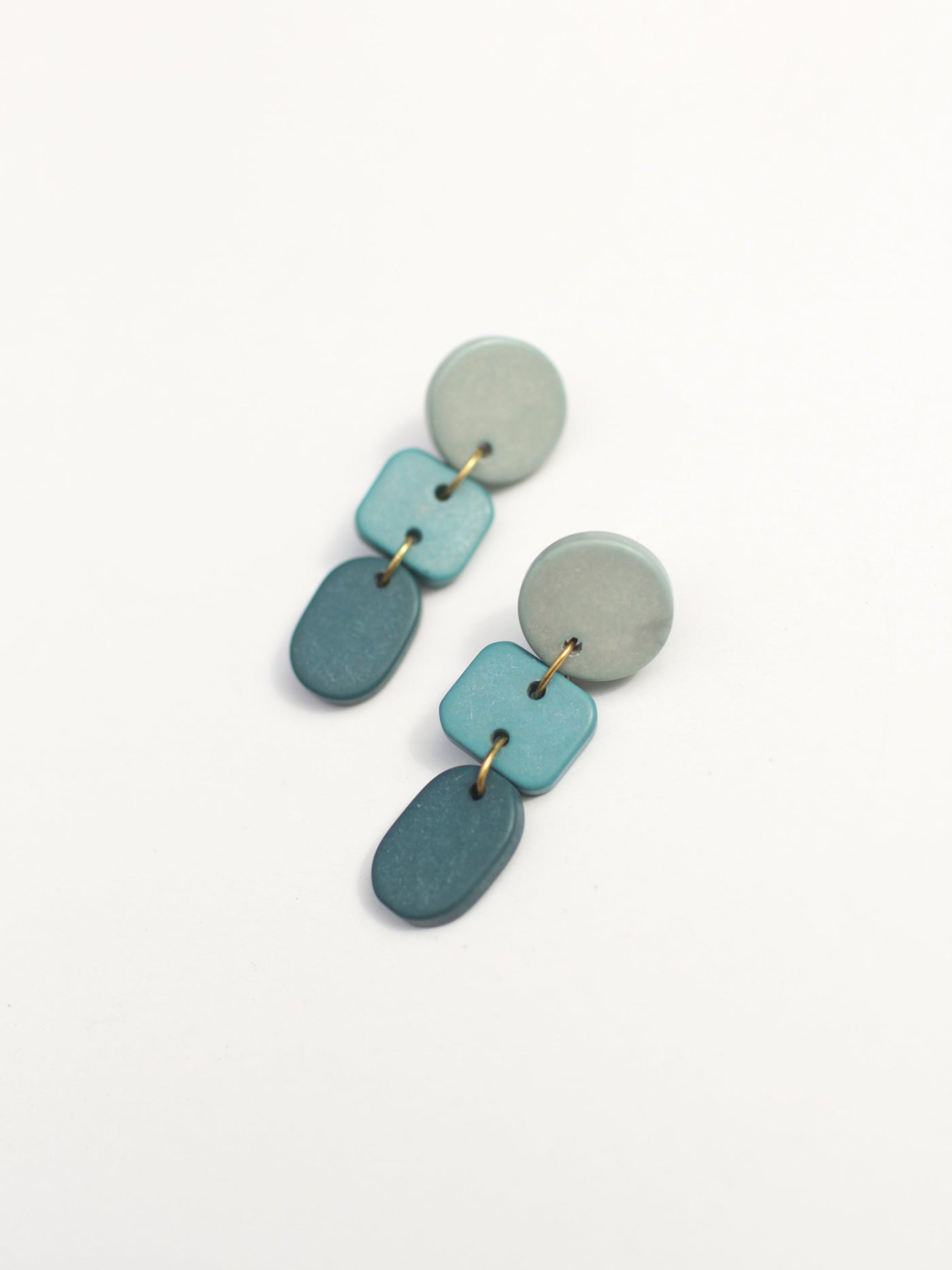 Ombré Clay Earrings - Four Colors