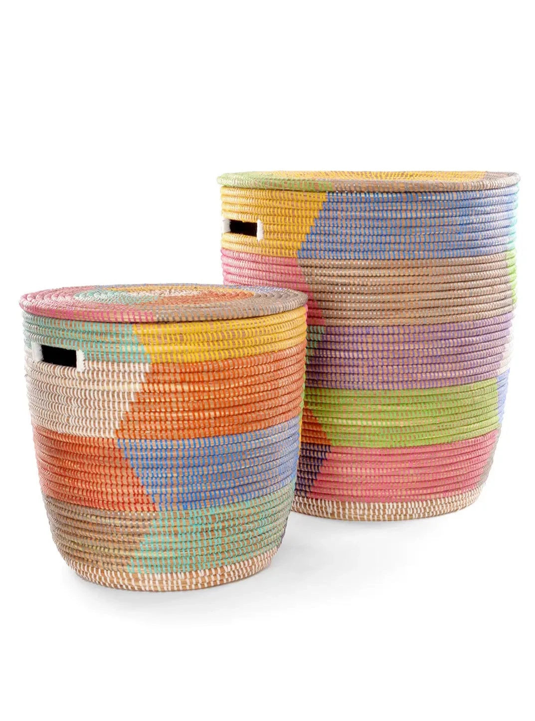 Rainbow Herringbone Sahara Hamper Basket (Pick up or local delivery only)