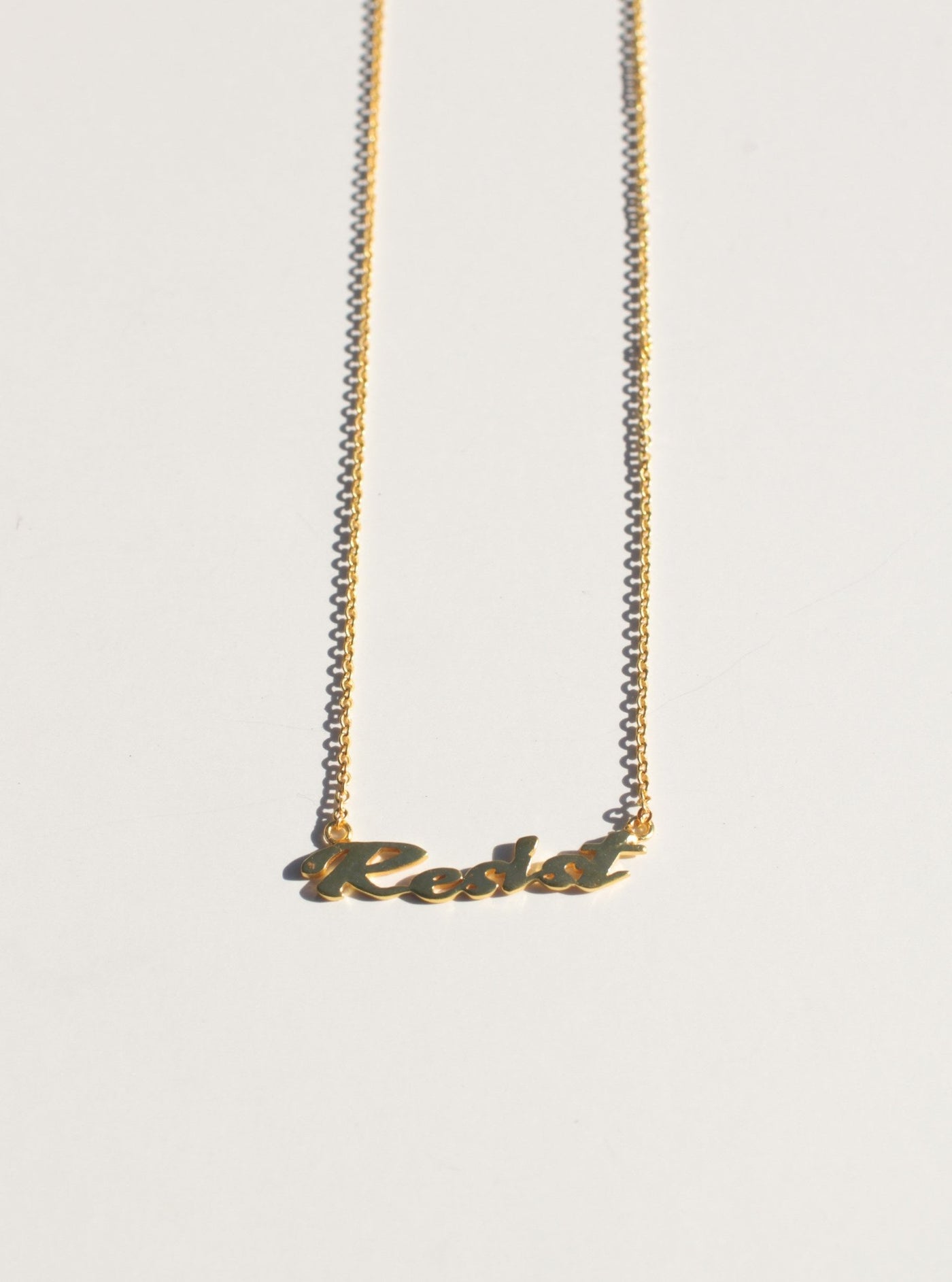 Resist Necklace