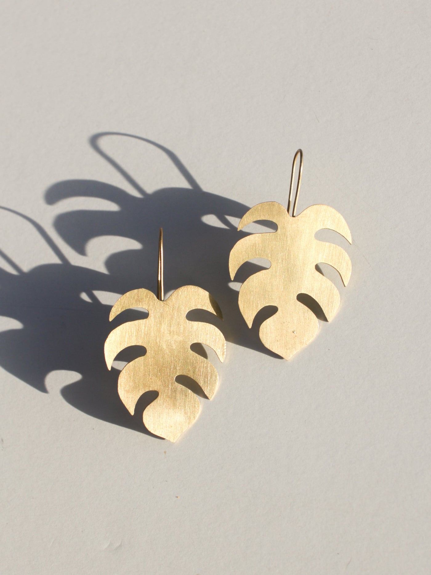 Monstera Leaf Earrings