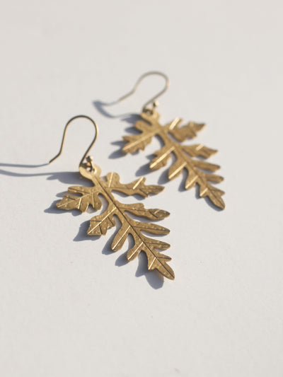 Fern Leaf Earrings