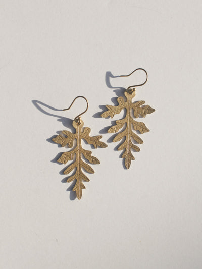 Fern Leaf Earrings