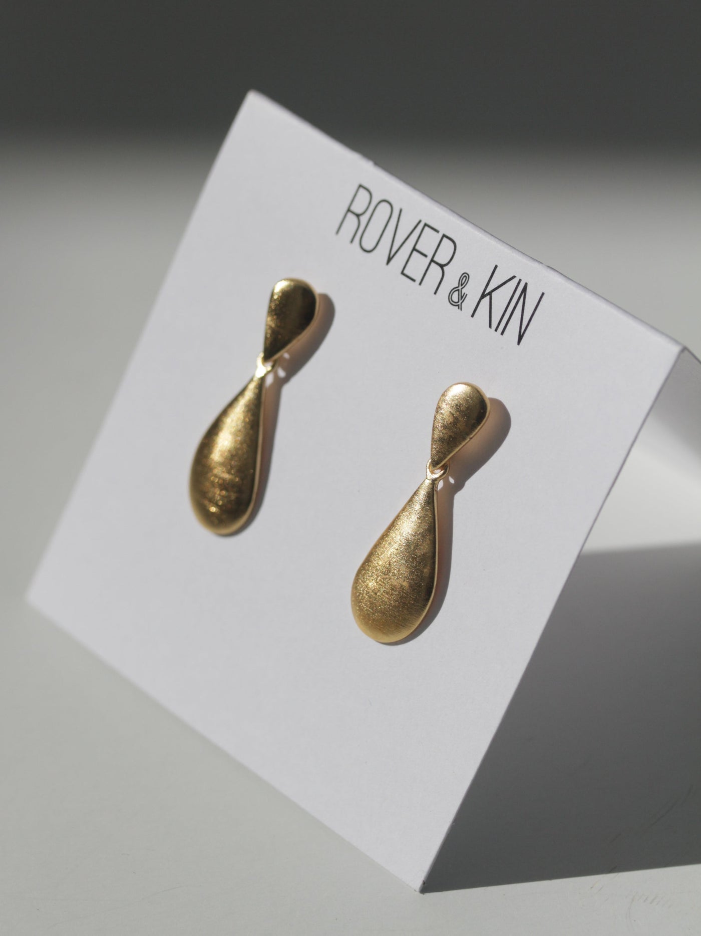 Luxe Gold Teardrop Earrings