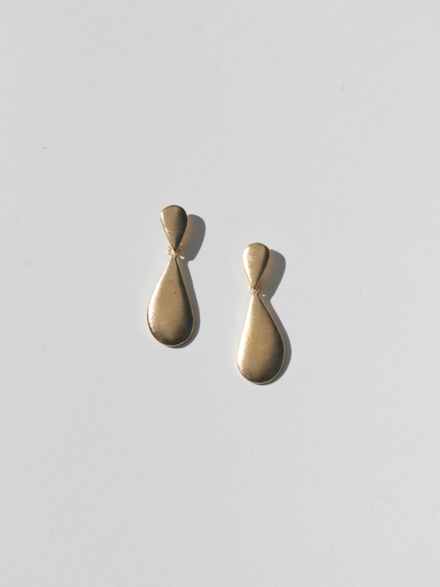 Luxe Gold Teardrop Earrings