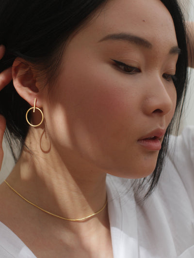 Luxe Gold Outline Earrings