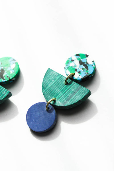 Geo Clay Earrings