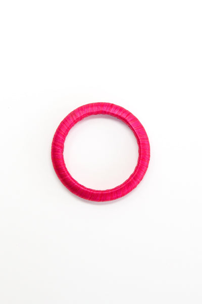 Threaded Bangle in Beetroot