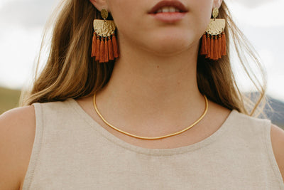 Tasseling Earrings - Four Colors
