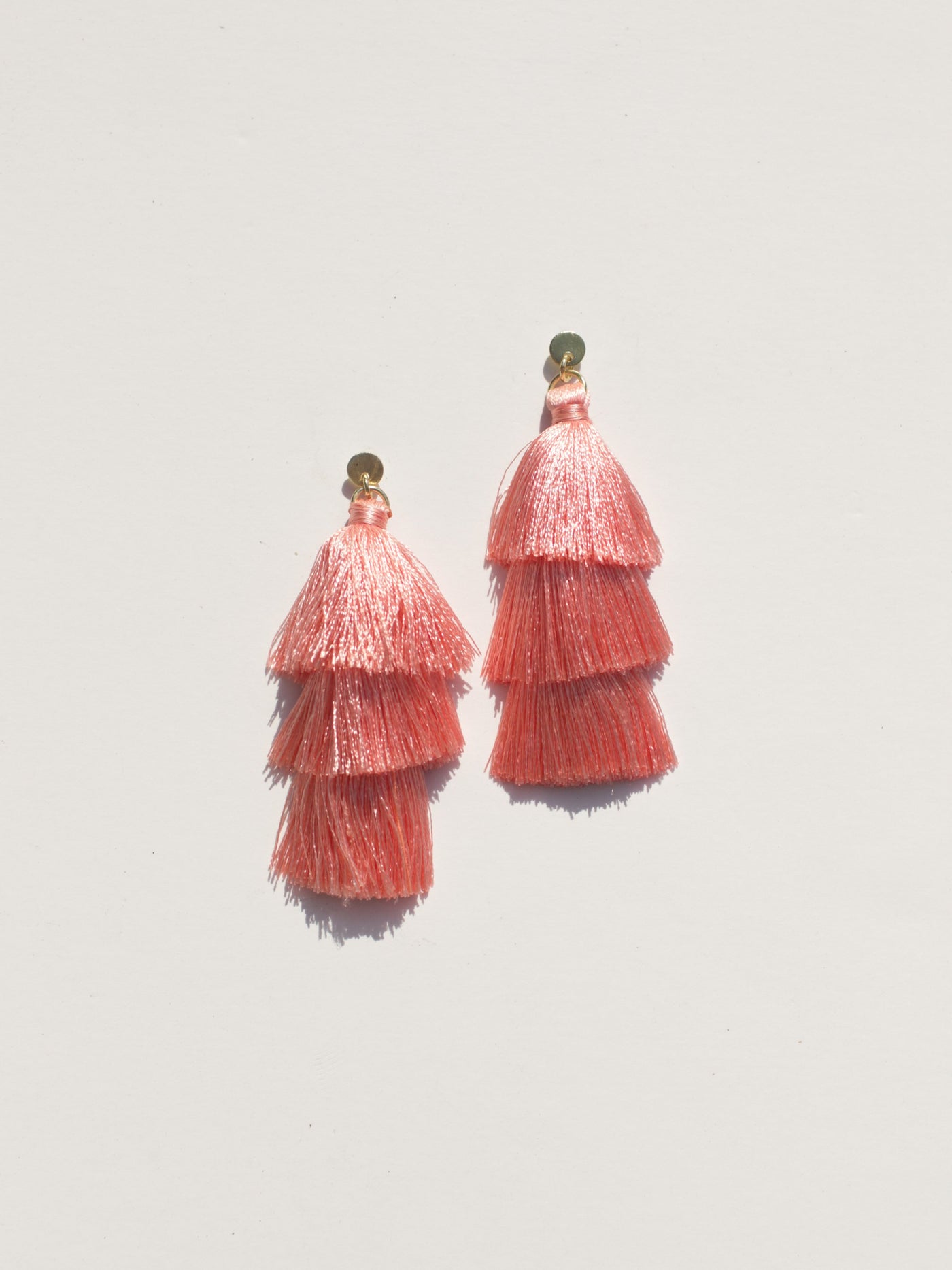 Tiered Tassel Earrings - Four Colors