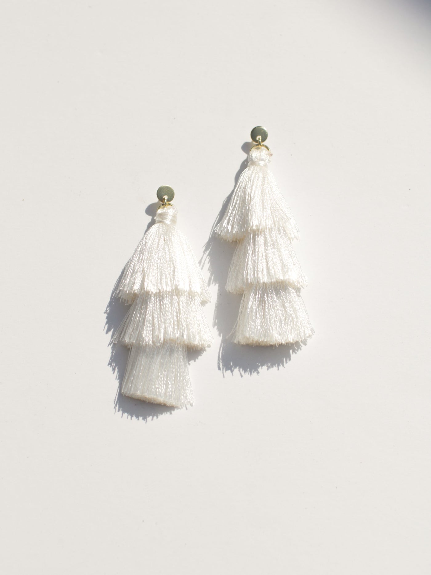 Tiered Tassel Earrings - Four Colors