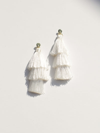 Tiered Tassel Earrings - Four Colors