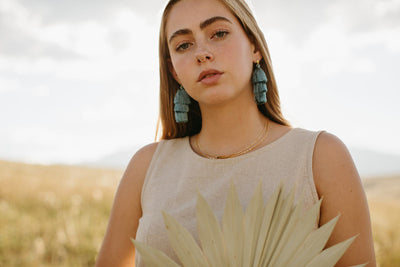 Tiered Tassel Earrings - Four Colors
