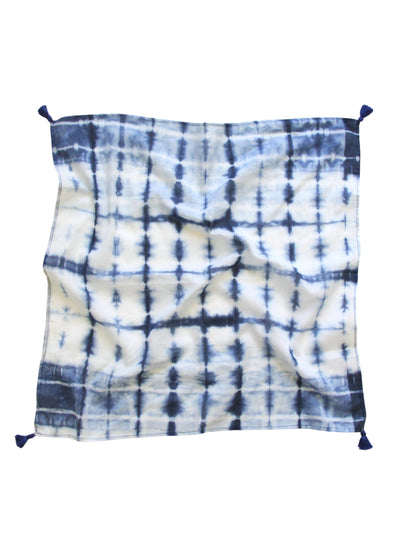 White Shibori Bandana