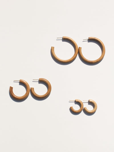 Wood Essential Hoops - Three Sizes