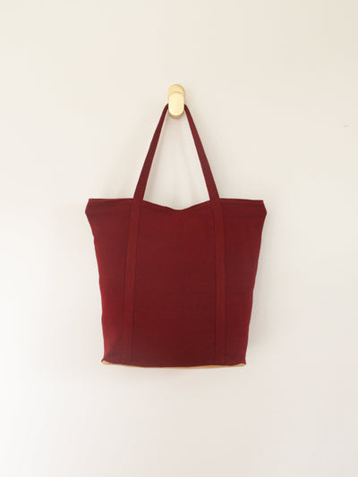 Cotton Zipped Beach Tote