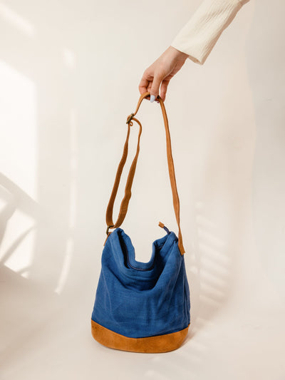 Zipped Bucket Crossbody bag