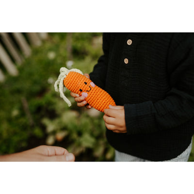 Friendly Carrot Rattle