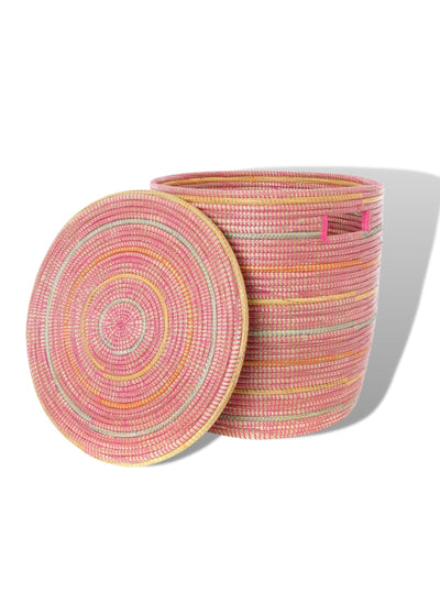 Laundry Basket - Sunrise Strips  (Pick up or local delivery only)